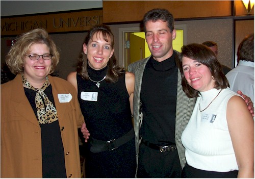 Lori Gough Khan, Betsy Steward (Sell), ?, Ann Chumas (Killman)